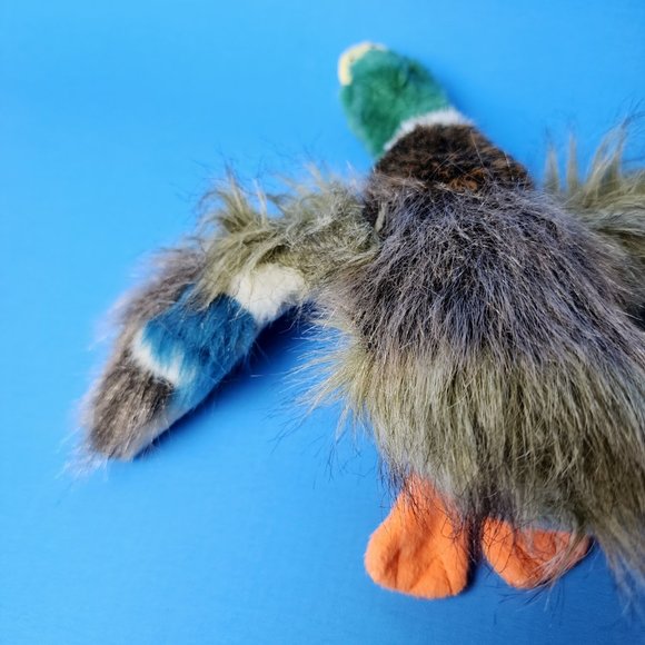 Realistic Mallard Duck Squeaking Plush Stuffed Animal Toy - Picture 5 of 7